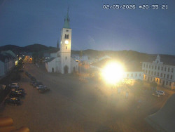 Náměstí, koste sv. Markéty