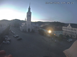 Náměstí, koste sv. Markéty