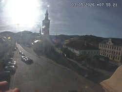 Náměstí, koste sv. Markéty