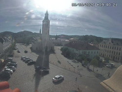 Náměstí, koste sv. Markéty