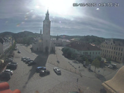 Náměstí, koste sv. Markéty