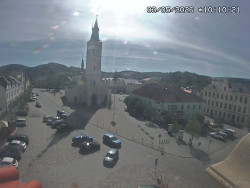 Náměstí, koste sv. Markéty