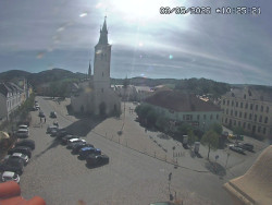 Náměstí, koste sv. Markéty