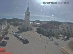 Náměstí, koste sv. Markéty