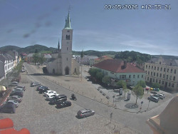 Náměstí, koste sv. Markéty