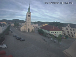 Náměstí, koste sv. Markéty