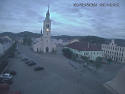 Náměstí, koste sv. Markéty