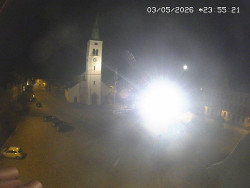 Náměstí, koste sv. Markéty