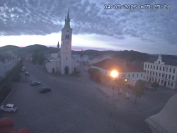 Náměstí, koste sv. Markéty