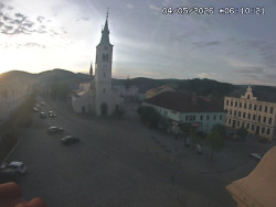 Náměstí, koste sv. Markéty