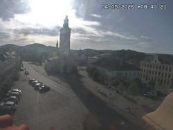 Náměstí, koste sv. Markéty