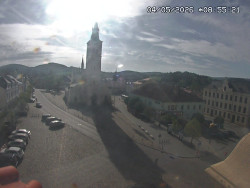 Náměstí, koste sv. Markéty
