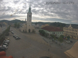 Náměstí, koste sv. Markéty