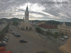Náměstí, koste sv. Markéty