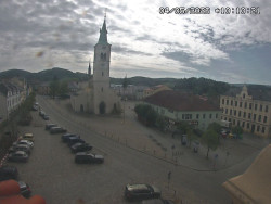 Náměstí, koste sv. Markéty