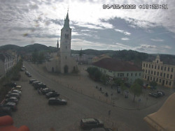Náměstí, koste sv. Markéty