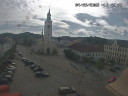 Náměstí, koste sv. Markéty
