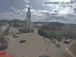 Náměstí, koste sv. Markéty
