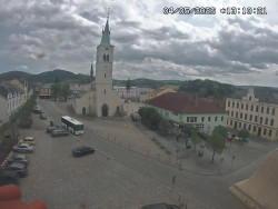 Náměstí, koste sv. Markéty