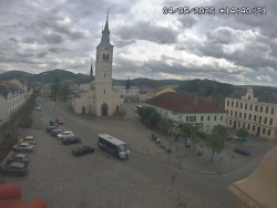 Náměstí, koste sv. Markéty