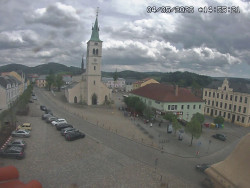 Náměstí, koste sv. Markéty