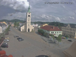 Náměstí, koste sv. Markéty