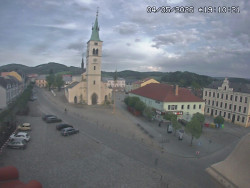Náměstí, koste sv. Markéty