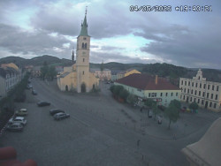 Náměstí, koste sv. Markéty