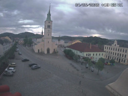 Náměstí, koste sv. Markéty
