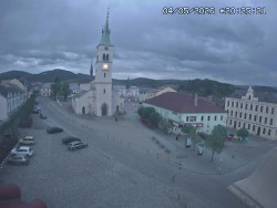 Náměstí, koste sv. Markéty