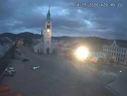 Náměstí, koste sv. Markéty