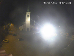 Náměstí, koste sv. Markéty
