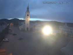 Náměstí, koste sv. Markéty
