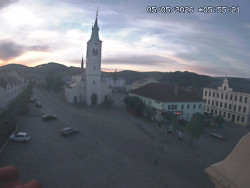 Náměstí, koste sv. Markéty