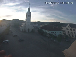 Náměstí, koste sv. Markéty
