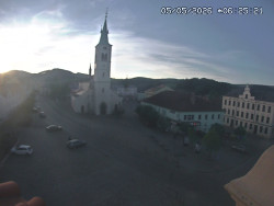 Náměstí, koste sv. Markéty