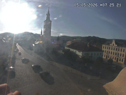 Náměstí, koste sv. Markéty