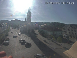 Náměstí, koste sv. Markéty