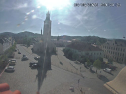 Náměstí, koste sv. Markéty