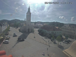 Náměstí, koste sv. Markéty