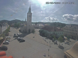 Náměstí, koste sv. Markéty