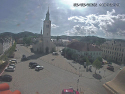 Náměstí, koste sv. Markéty