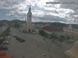 Náměstí, koste sv. Markéty