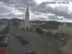 Náměstí, koste sv. Markéty