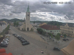 Náměstí, koste sv. Markéty