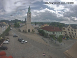 Náměstí, koste sv. Markéty
