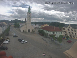 Náměstí, koste sv. Markéty