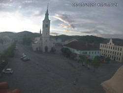 Náměstí, koste sv. Markéty
