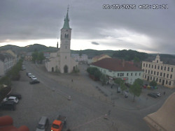 Náměstí, koste sv. Markéty