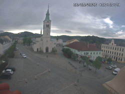 Náměstí, koste sv. Markéty